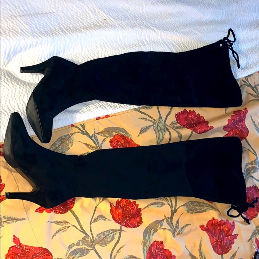 High leg boots